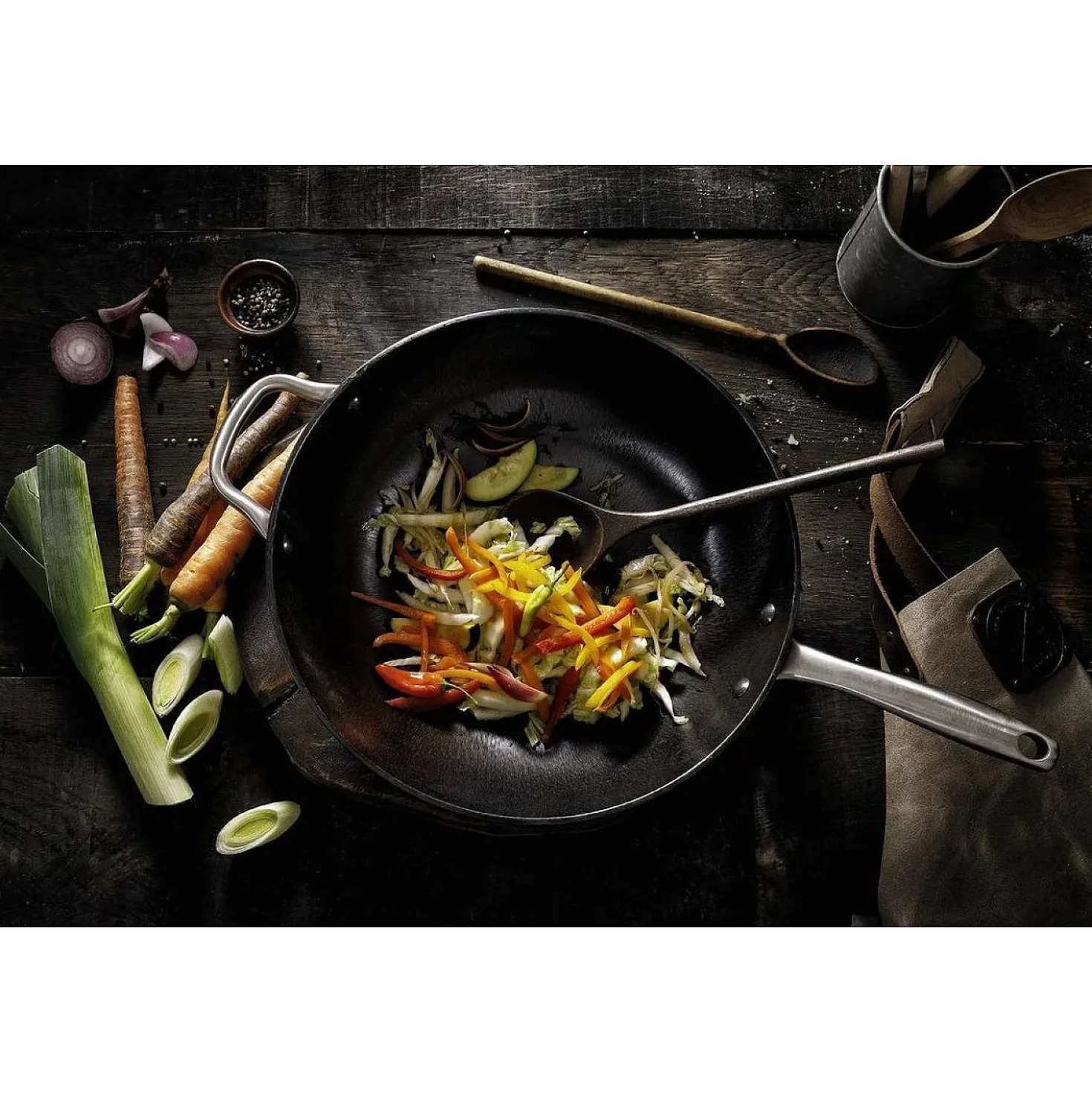 Skottsberg Gietijzeren Wok 34 cm