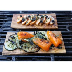 Smokey Olive Wood Grill Plank - Rechthoek 22 x 11 cm