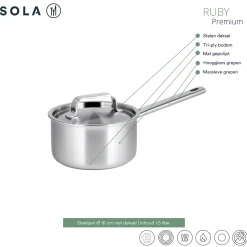 Sola Ruby Pannenset 4-delig