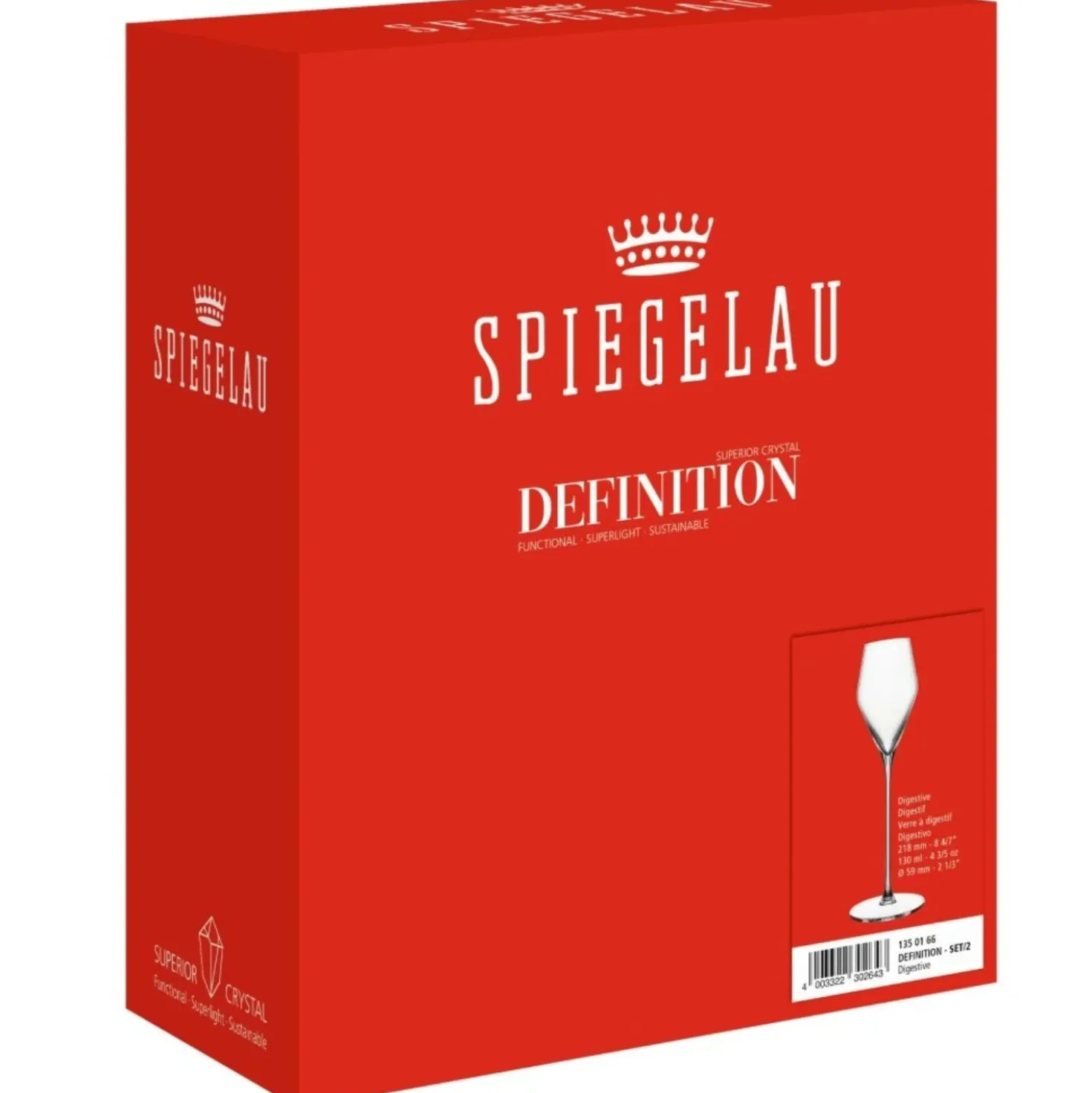 Spiegelau Definition Portglazen 130 ml (2 stuks)