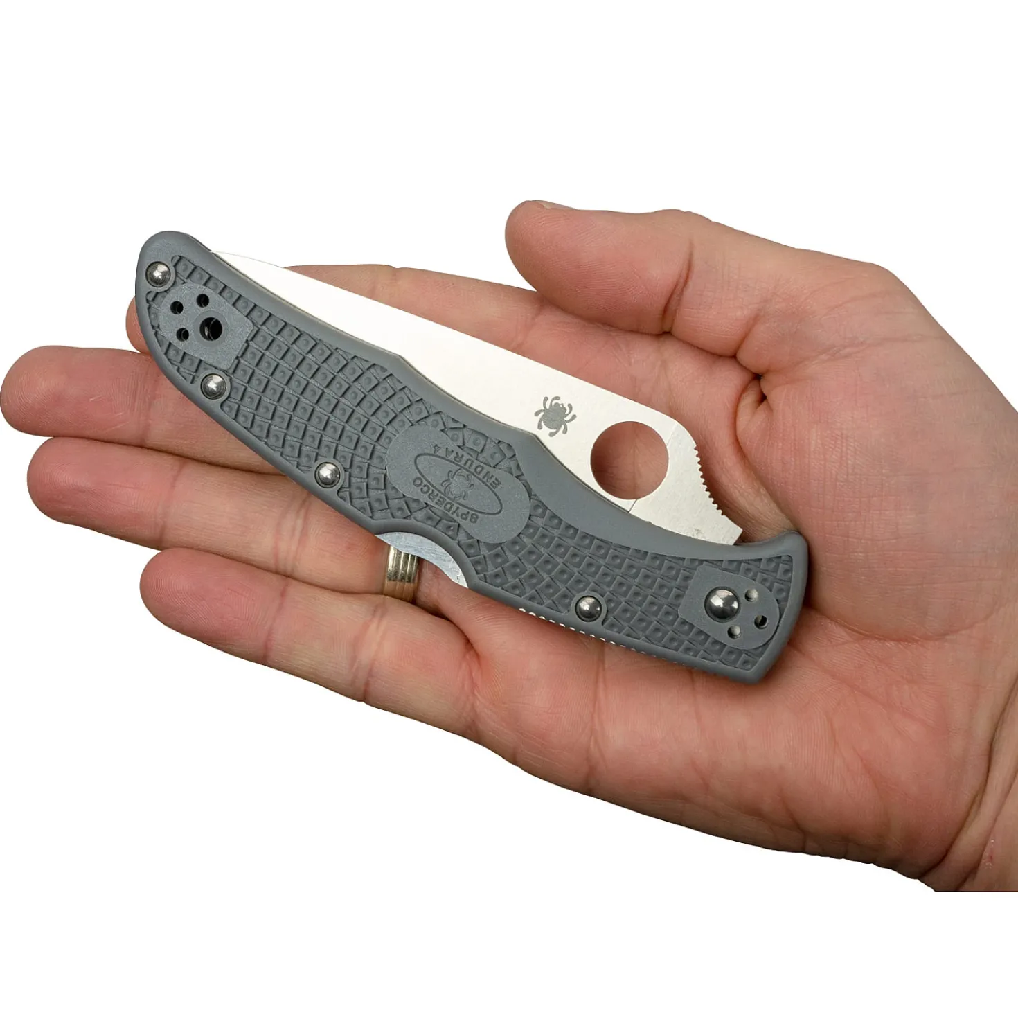 Spyderco Endura 4 Zakmes Grijs C10FPGY