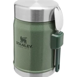 Stanley Adventure Vacuum Food Jar 400 ml + Spork Hammertone Green
