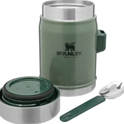 Stanley Adventure Vacuum Food Jar 400 ml + Spork Hammertone Green