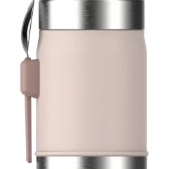 Stanley Adventure Vacuum Food Jar 400 ml + Spork Rose Quartz