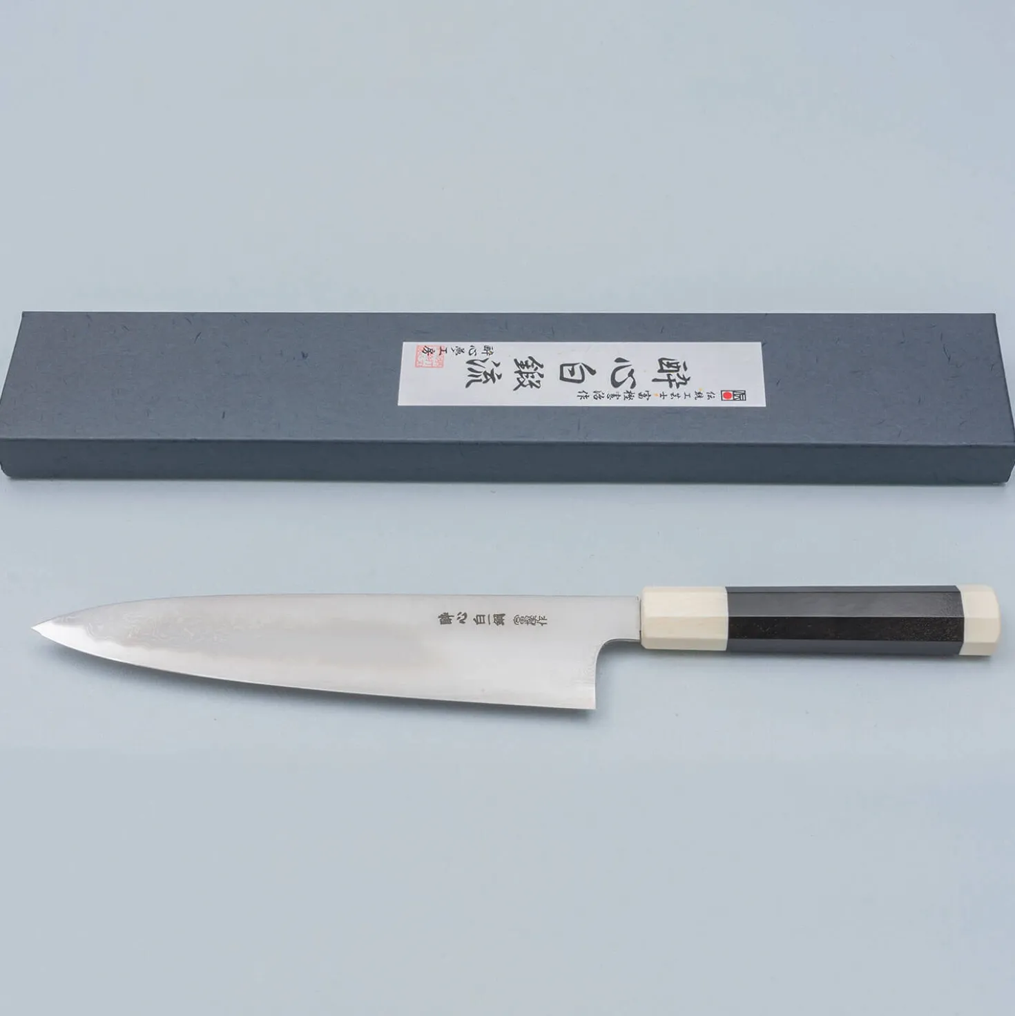 Suisin Shiro #1 Damast Tanryu Gyuto 24 cm