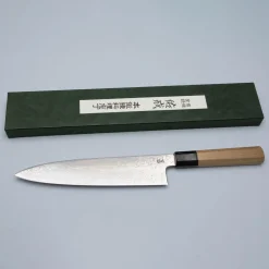 Sukenari Ginsan Damast Gyuto Magnolia 24 cm