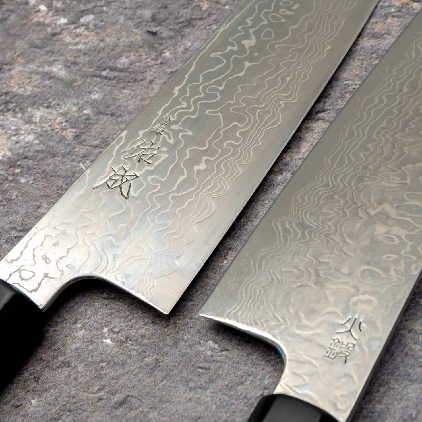 Sukenari Ginsan Damast Kiritsuke Magnolia 21 cm