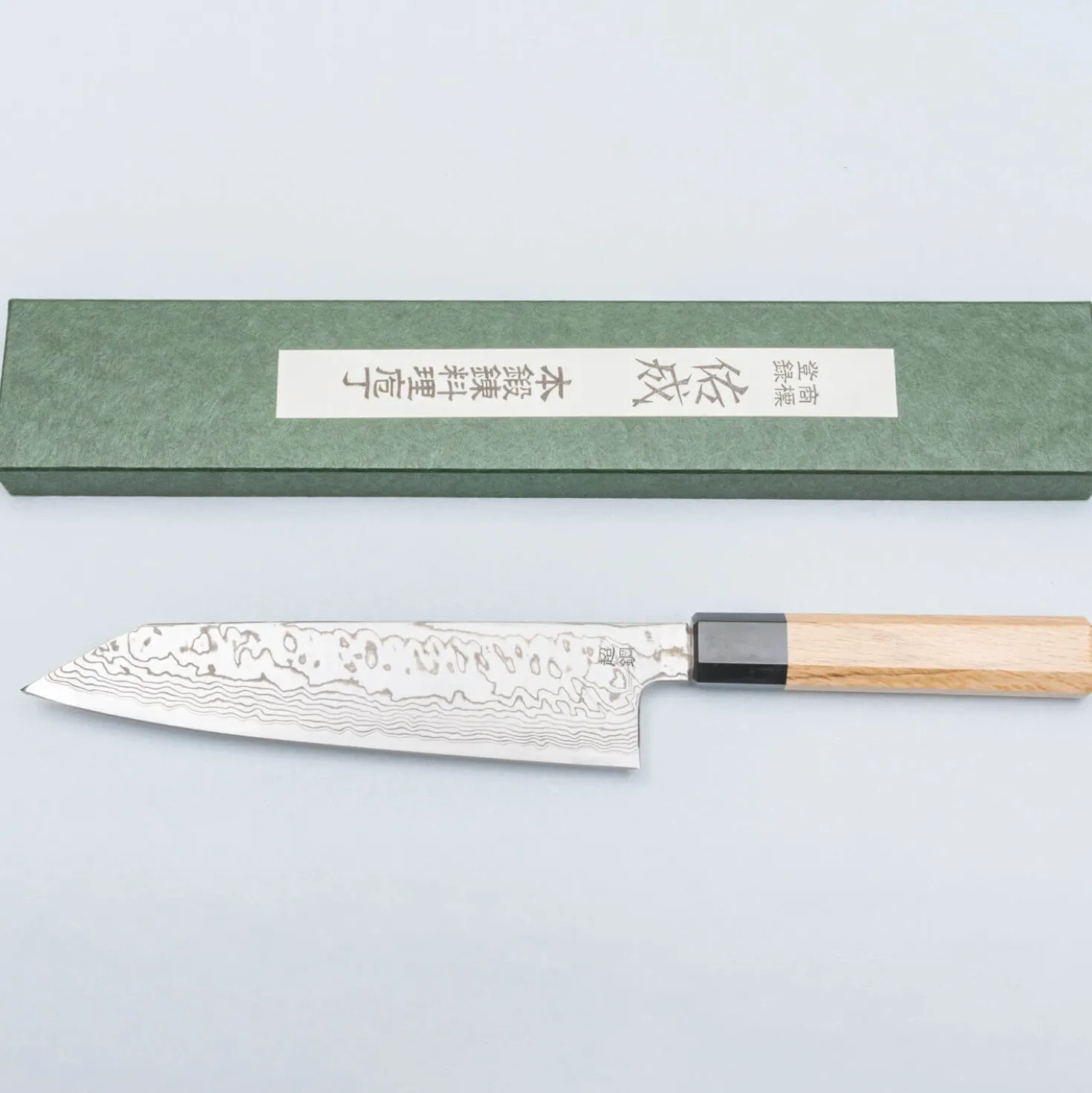 Sukenari SG-2 Damast Oak Kiritsuke 21 cm
