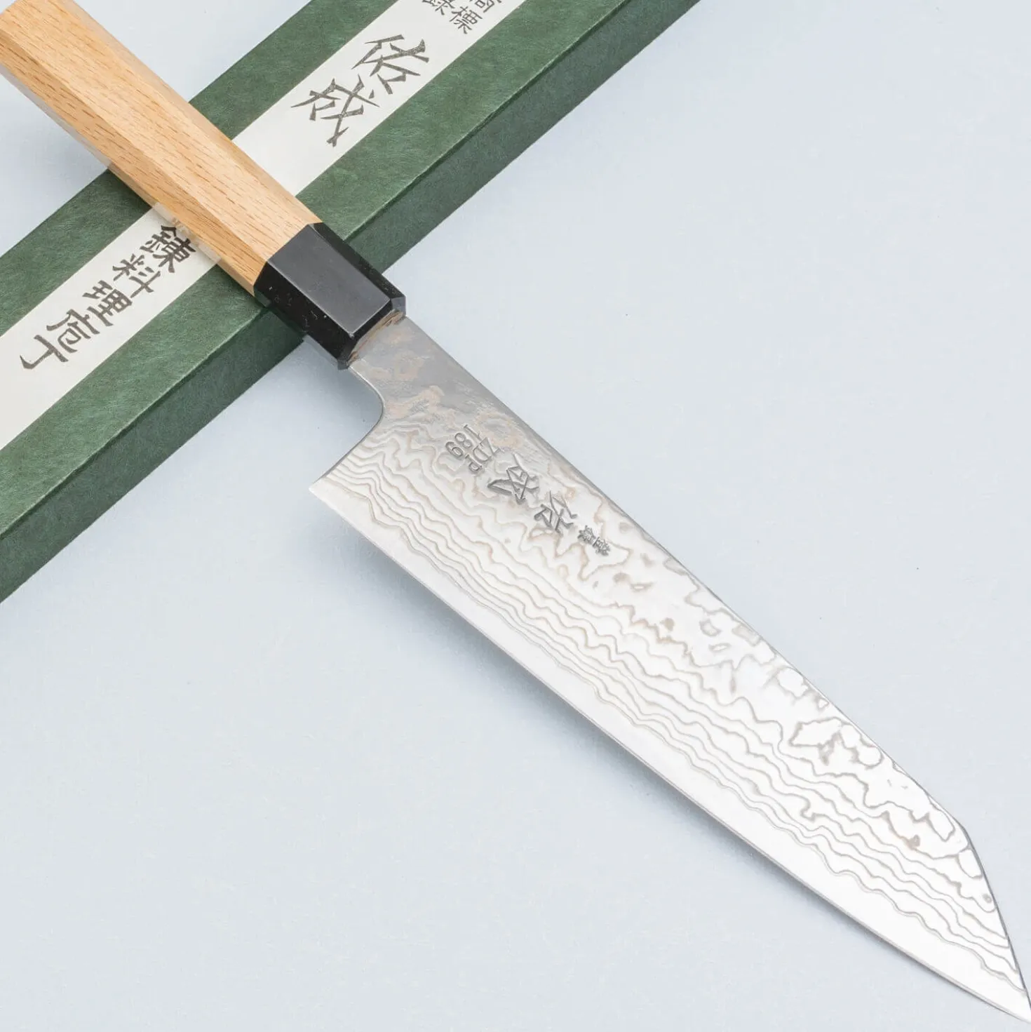 Sukenari SG-2 Damast Oak Kiritsuke 21 cm
