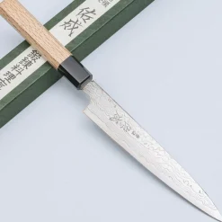 Sukenari SG-2 Damast Oak Petty 16.5 cm