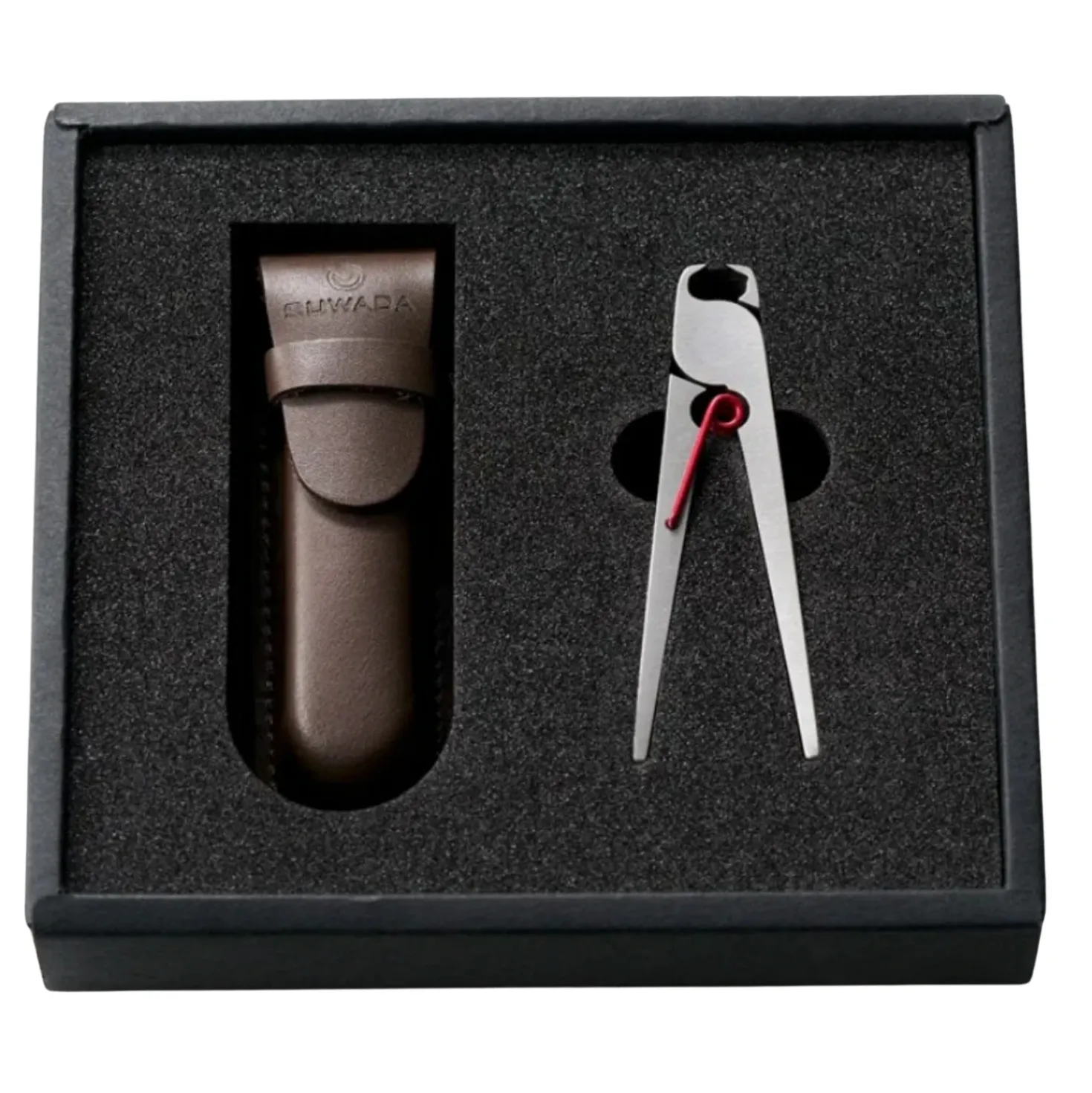 Suwada Japanse Nagelknipper Petit Rood + Etui Giftset