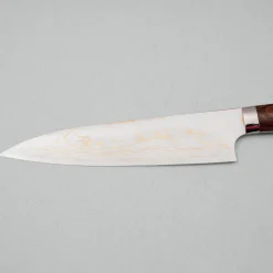 Takeshi Saji Rainbow Aogami Ironwood Gyuto 21 cm