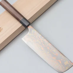 Takeshi Saji Rainbow Aogami Wa Nakiri 17 cm