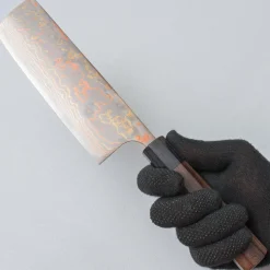 Takeshi Saji Rainbow Aogami Wa Nakiri 17 cm
