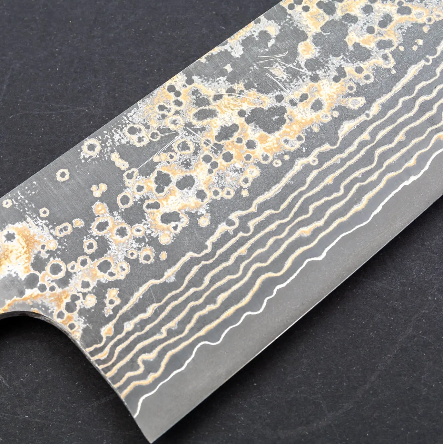 Takeshi Saji Rainbow Nickel VG10 Gyuto 21 cm