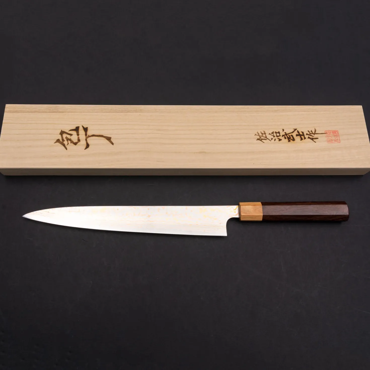 Takeshi Saji Rainbow VG10 Sujihiki 27 cm