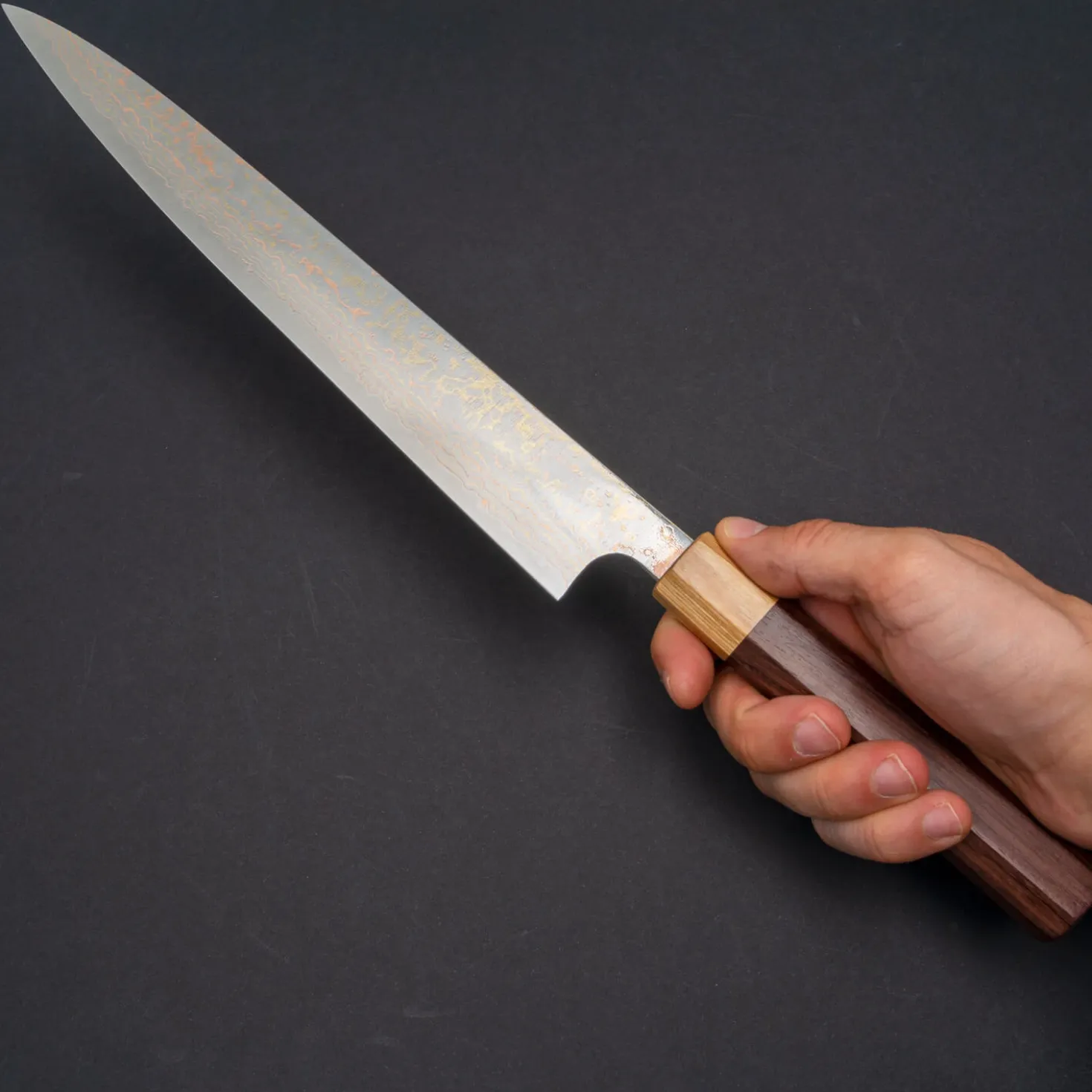 Takeshi Saji Rainbow VG10 Sujihiki 24 cm