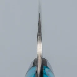 Takeshi Saji R2 Damast Turquiose Petty 13 cm