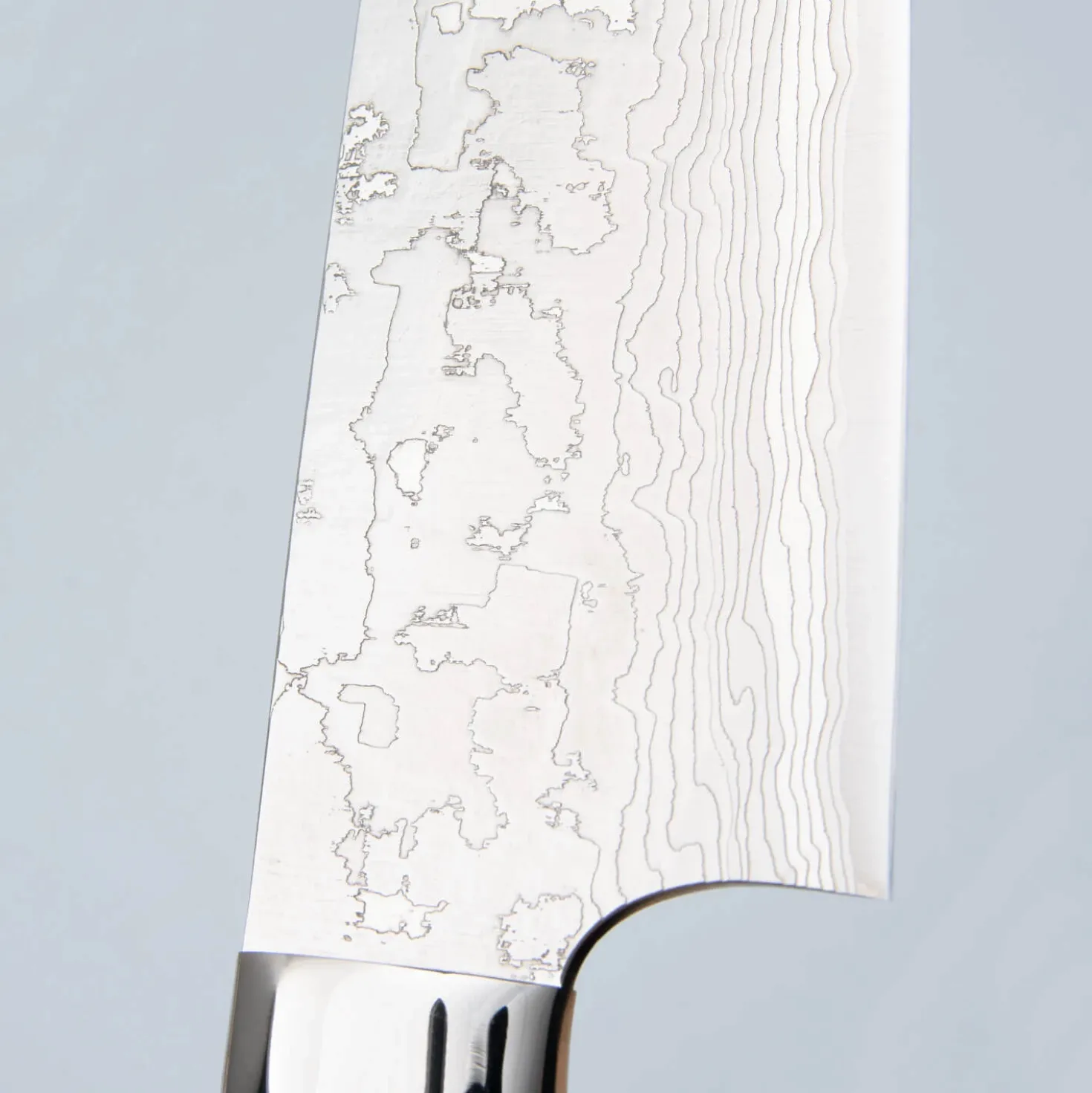 Takeshi Saji R2 Damast Turquiose Gyuto 21 cm