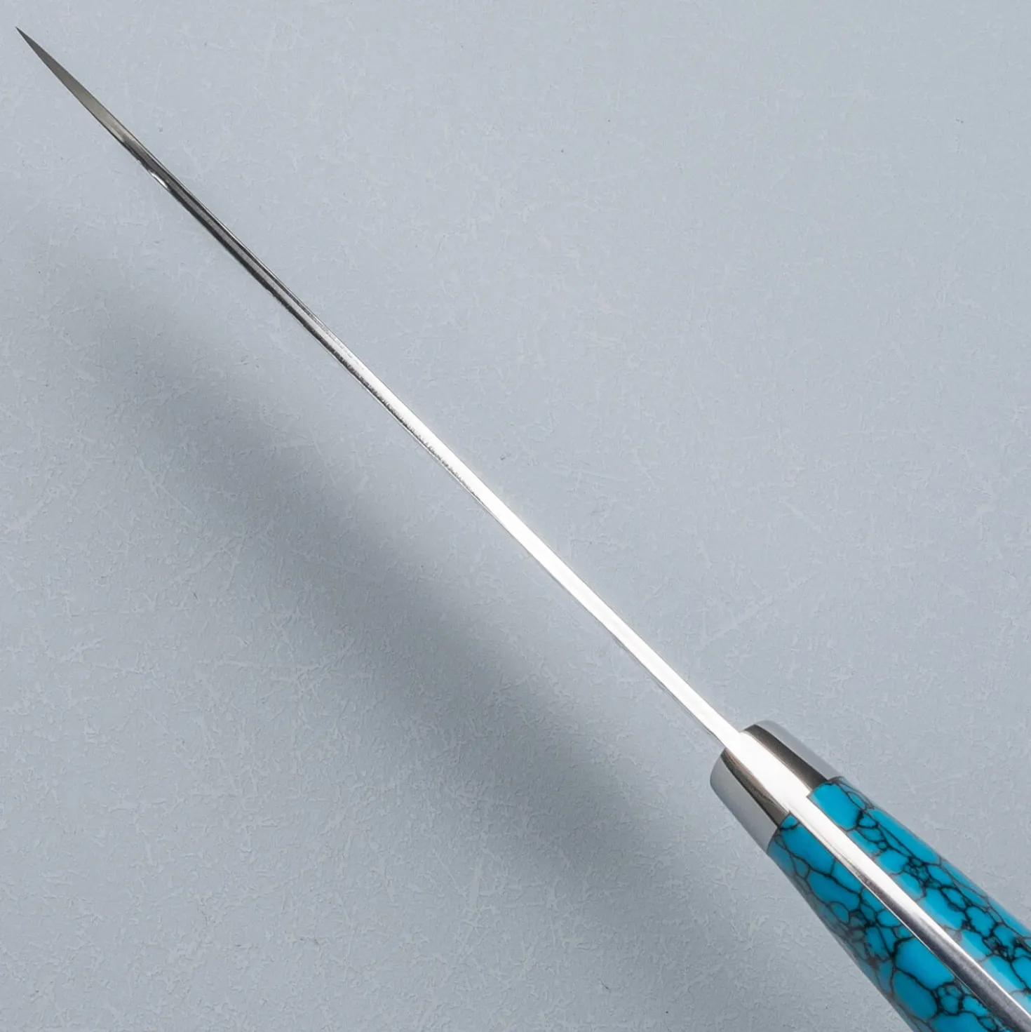 Takeshi Saji R2 Damast Turquiose Petty 15 cm