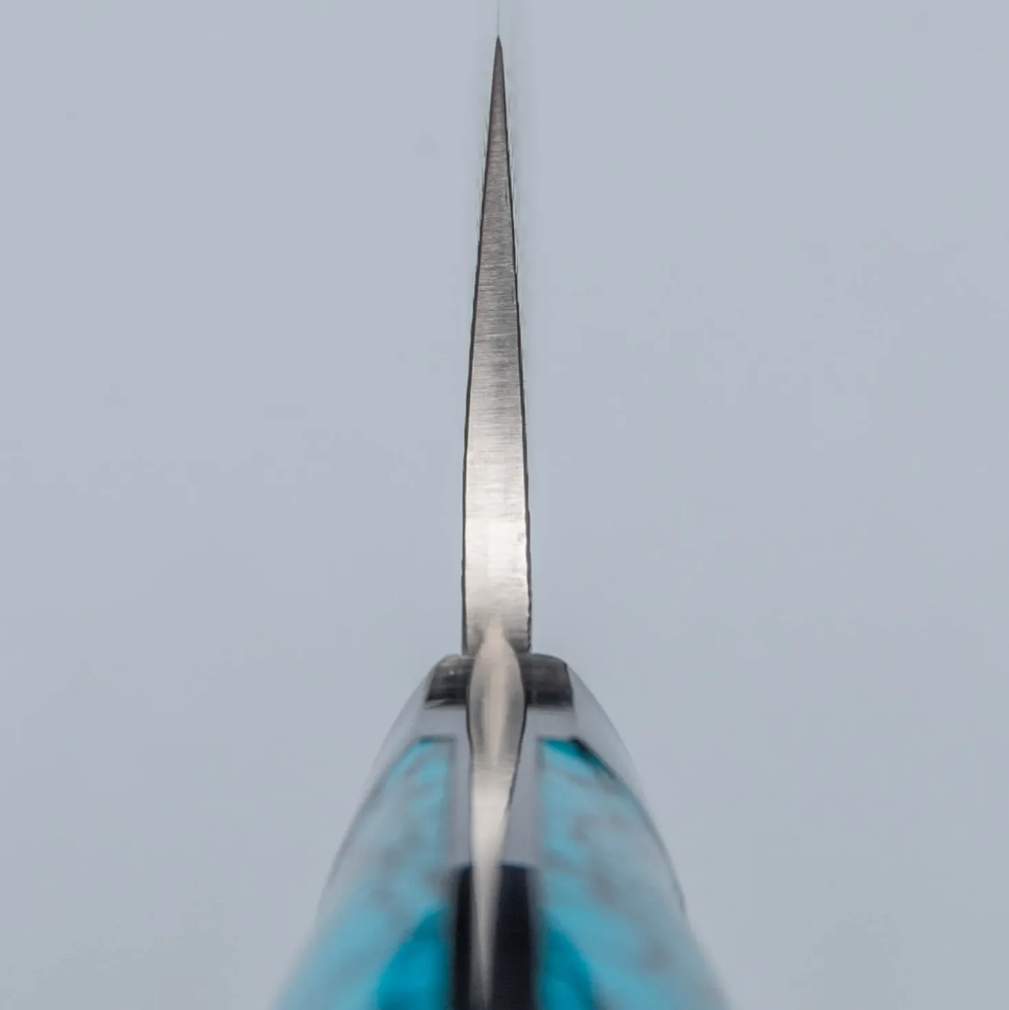 Takeshi Saji R2 Damast Turquiose Sujihiki 24 cm