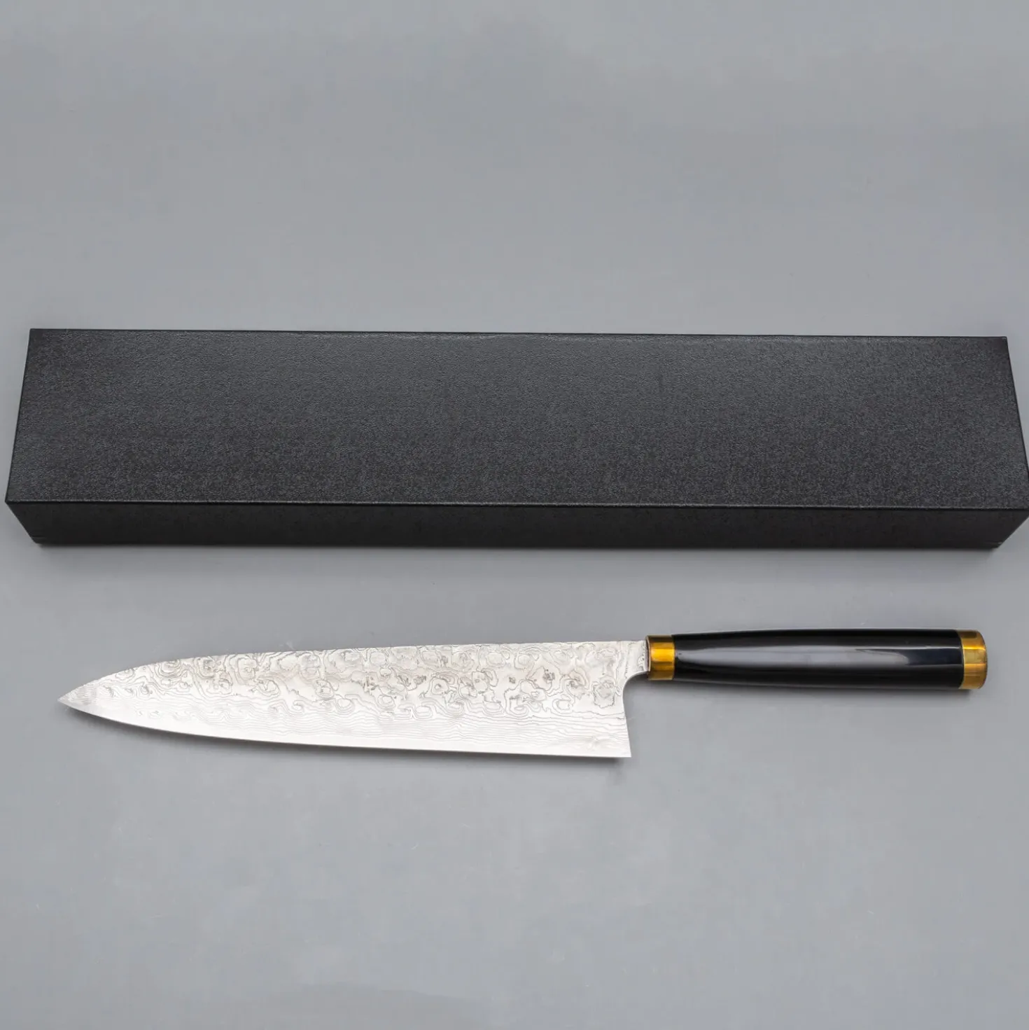 Takeshi Saji R2 Fujin Raiijin Makie Tsuchime Gyuto 24 cm