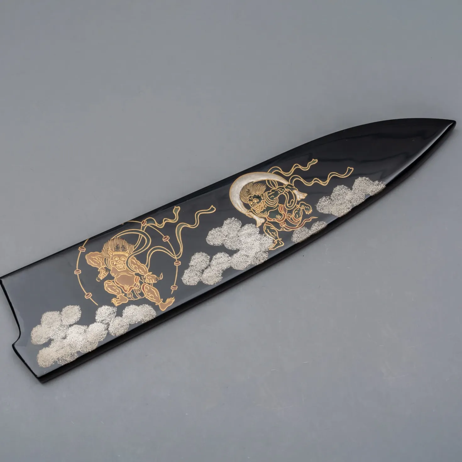 Takeshi Saji R2 Fujin Raiijin Makie Tsuchime Gyuto 24 cm