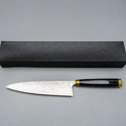 Takeshi Saji R2 Fujin Raiijin Makie Tsuchime Gyuto 21 cm