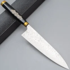 Takeshi Saji R2 Fujin Raiijin Makie Tsuchime Gyuto 21 cm