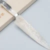 Takeshi Saji SG2 Diamond Damast Staghorn Santoku 18 cm