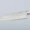 Takeshi Saji SG2 Diamond Damast Staghorn Bunka 18 cm