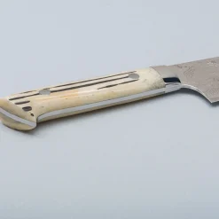 Takeshi Saji SG2 Diamond Damast Staghorn Bunka 18 cm