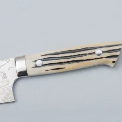 Takeshi Saji SG2 Diamond Damast Staghorn Gyuto 21 cm