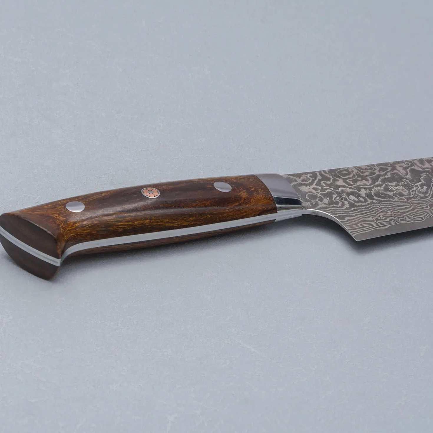 Takeshi Saji SG2 Nickel Damast Ironwood Gyuto 21 cm