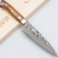 Takeshi Saji SG2 Nickel Damast Ironwood Petty 13.5 cm