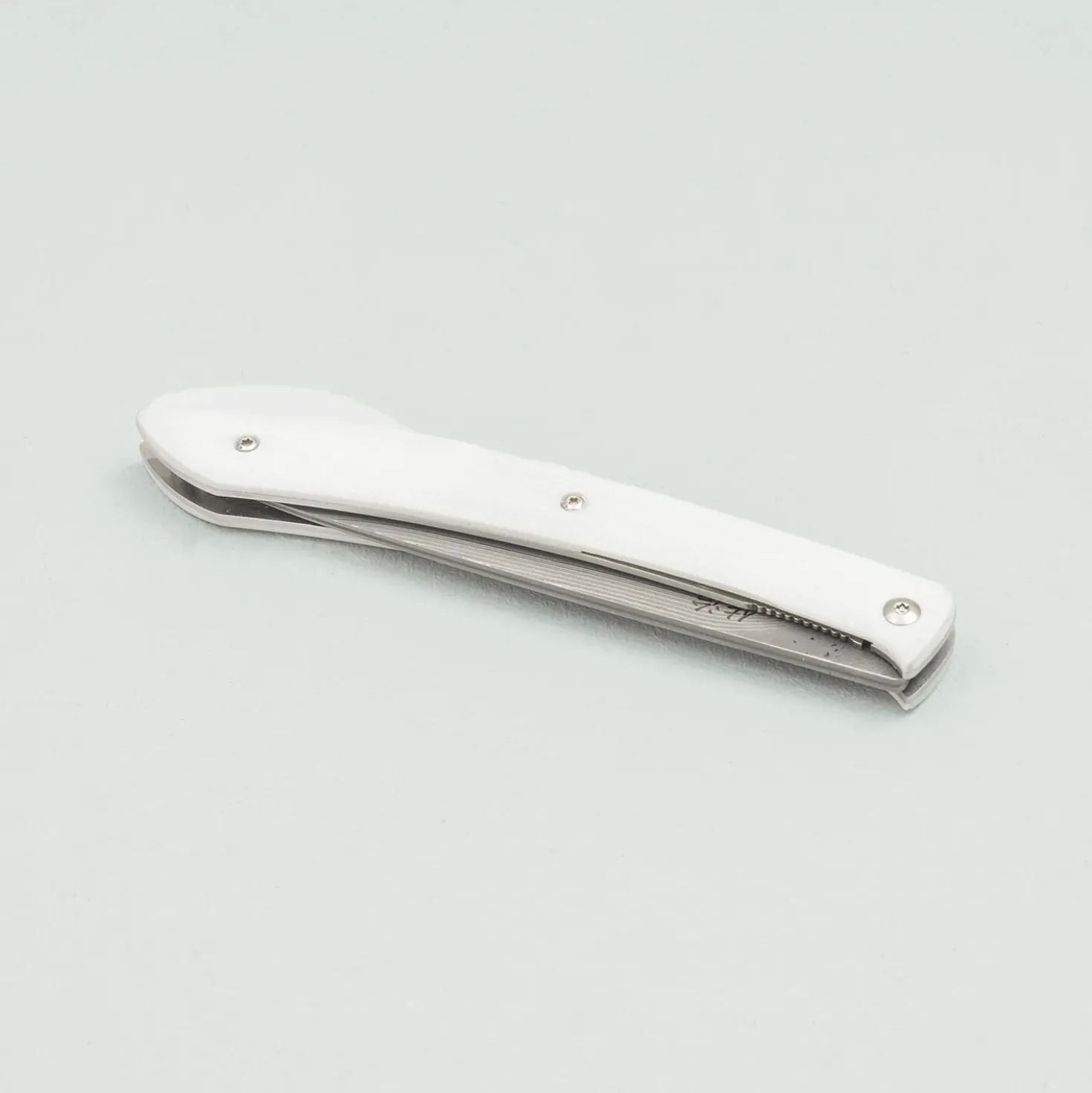 Takeshi Saji SG2 Nickel Damast White Steak knife 10 cm