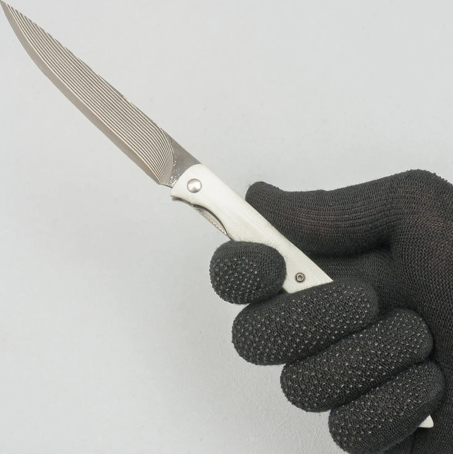 Takeshi Saji SG2 Nickel Damast White Steak knife 10 cm