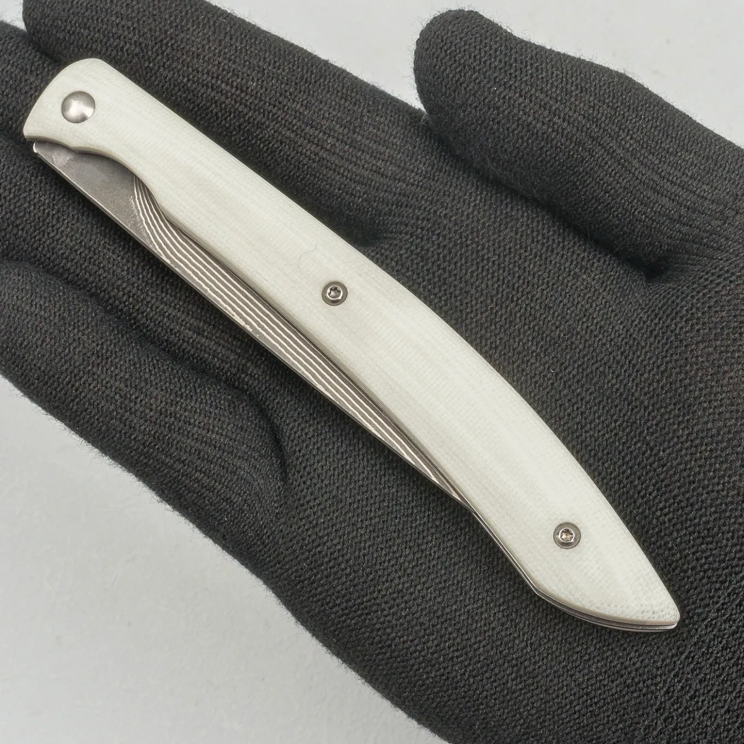 Takeshi Saji SG2 Nickel Damast White Steak knife 10 cm