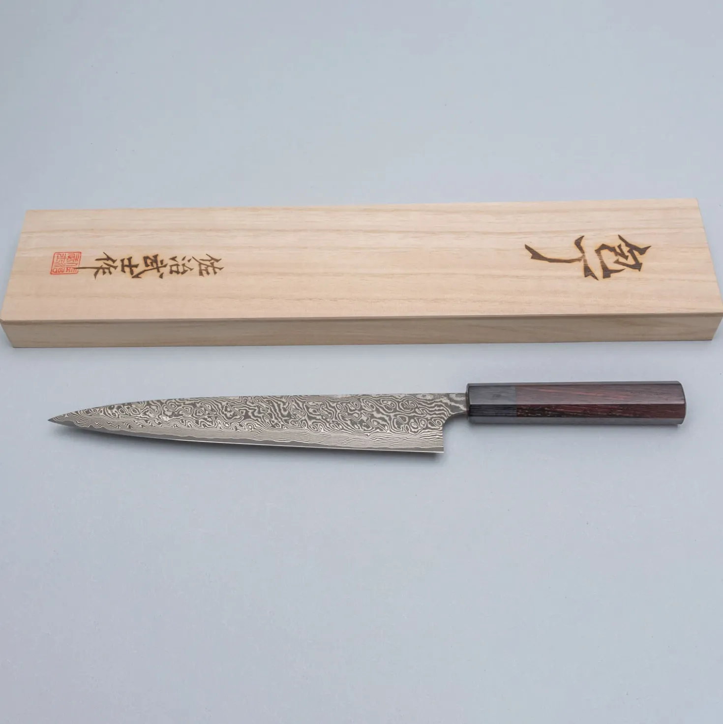 Takeshi Saji SG2 Nickel Damast Sujihiki 24 cm