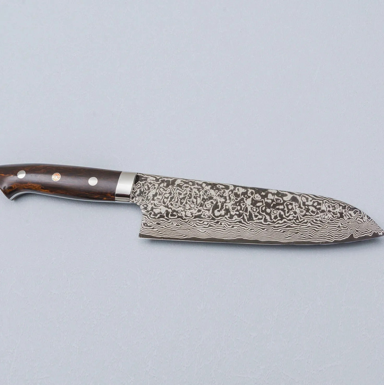 Takeshi Saji SG2 Nickel Damast Ironwood Santoku 18 cm