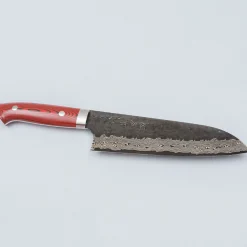 Takeshi Saji VG10 Cross Tsuchime Kurouchi Bunka 17 cm