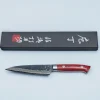 Takeshi Saji VG10 Cross Tsuchime Kurouchi Petty 13 cm