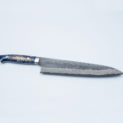 Takeshi Saji VG10 Cross Tsuchime Kurouchi Pinecone Gyuto 24 cm