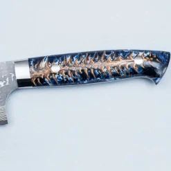 Takeshi Saji VG10 Cross Tsuchime Kurouchi Pinecone Gyuto 24 cm