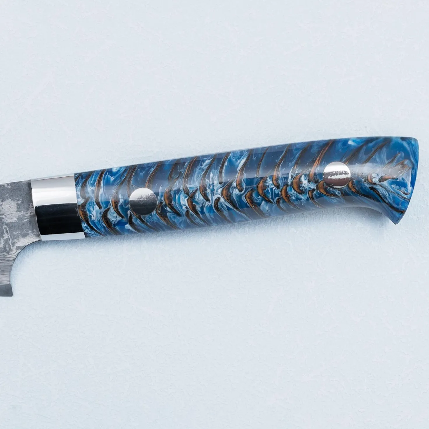 Takeshi Saji VG10 Cross Tsuchime Kurouchi Pinecone Petty 9 cm