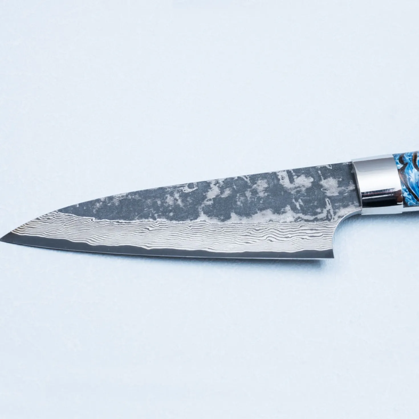 Takeshi Saji VG10 Cross Tsuchime Kurouchi Pinecone Petty 9 cm
