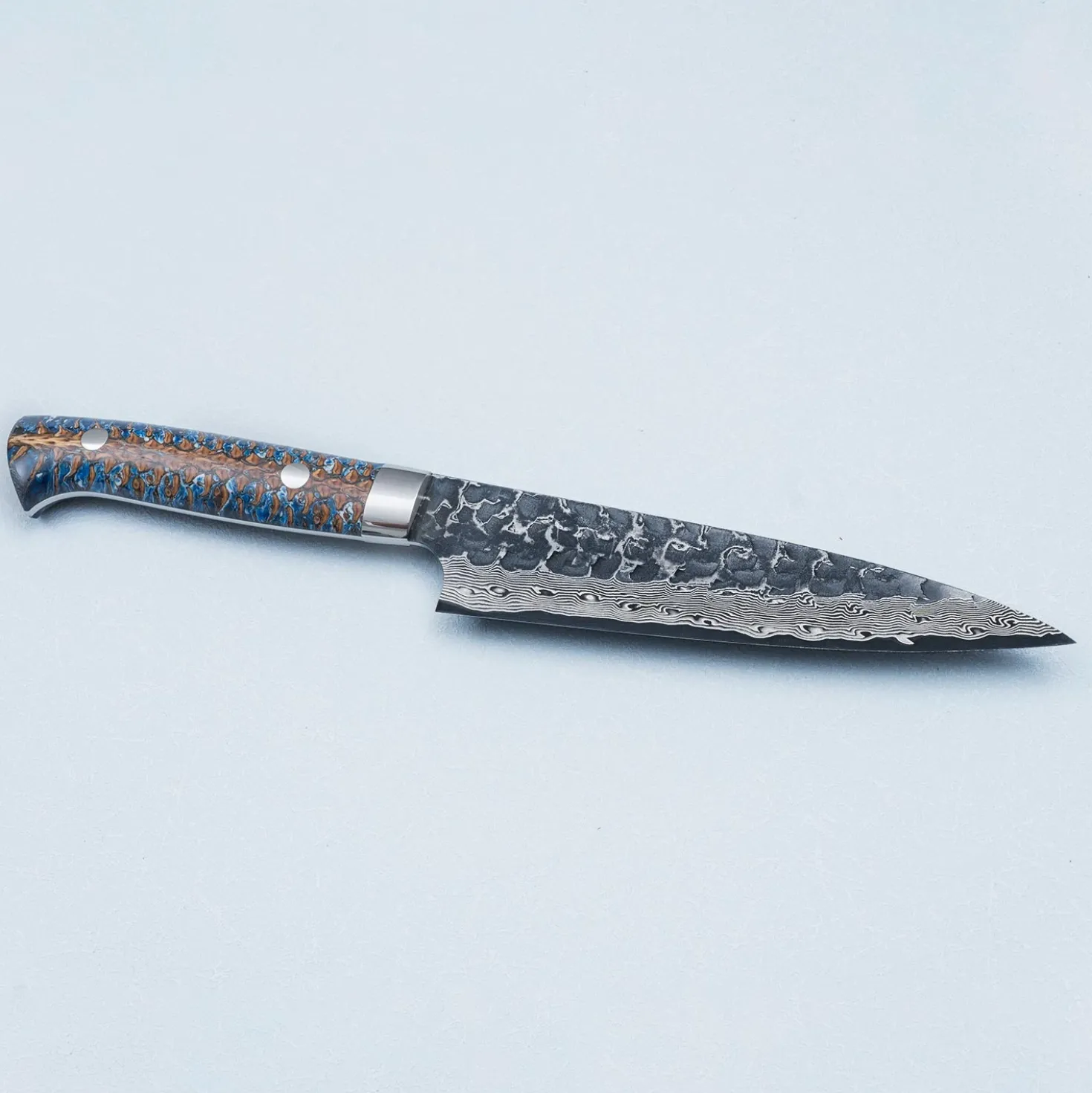 Takeshi Saji VG10 Cross Tsuchime Kurouchi Pinecone Petty 15 cm