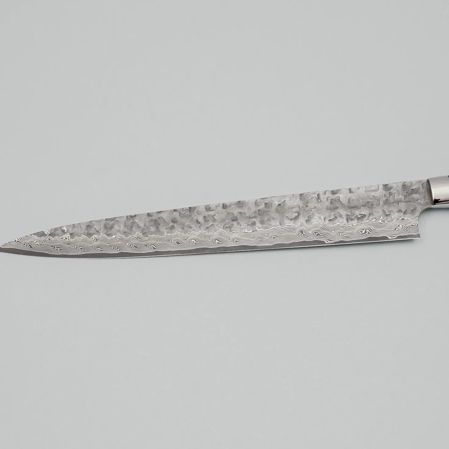 Takeshi Saji VG10 Cross Tsuchime Kurouchi Pinecone Sujihiki 27 cm