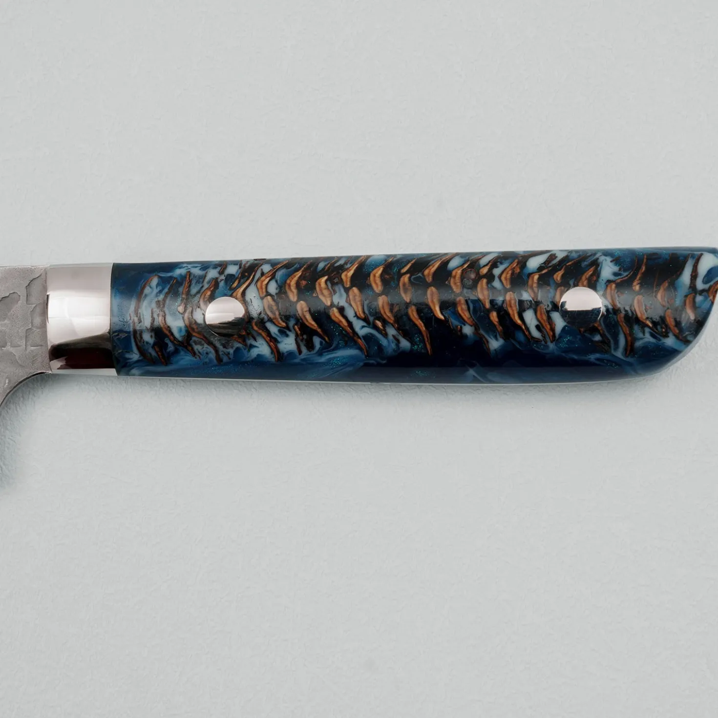 Takeshi Saji VG10 Cross Tsuchime Kurouchi Pinecone Sujihiki 27 cm