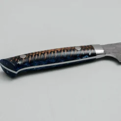 Takeshi Saji VG10 Cross Tsuchime Kurouchi Pinecone Sujihiki 24 cm